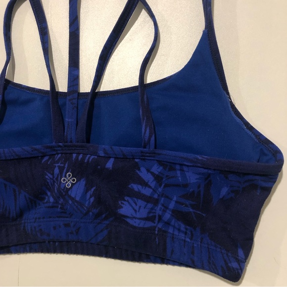 Shambhala Sports Bra Womens size Small Blue and Black colors - Picture 7 of 9
